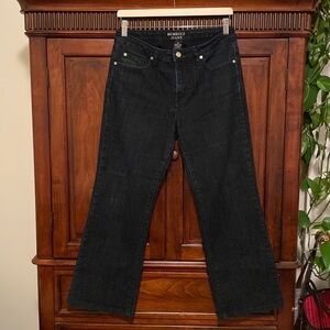 Members Only wide leg high rise dark wash jeans Size 10 NWOT